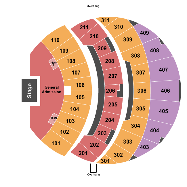 The Sphere Backstreet Seating Chart